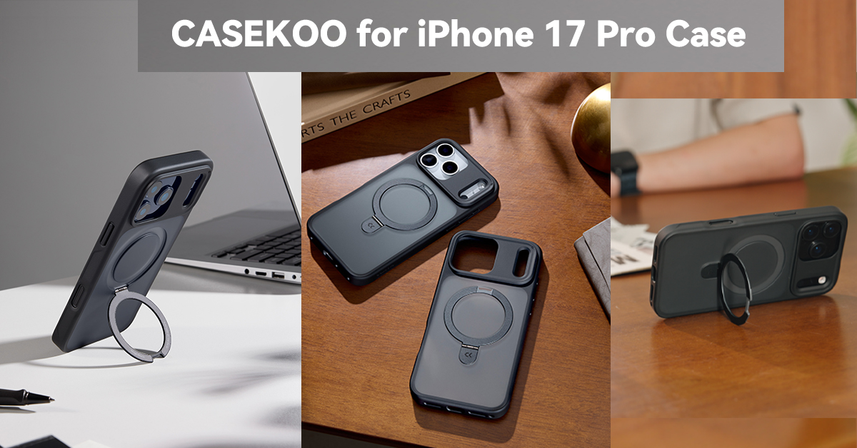 Amazon.com: CASEKOO Durable Magnetic Stand for iPhone 17 Pro Case